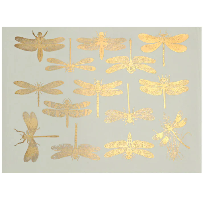 DRAGONFLY OVERGLAZE DECAL