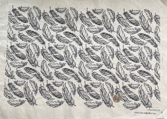 ELAN TRANSFERS UNDERGLAZE DECAL  - FEATHERS - Image 3