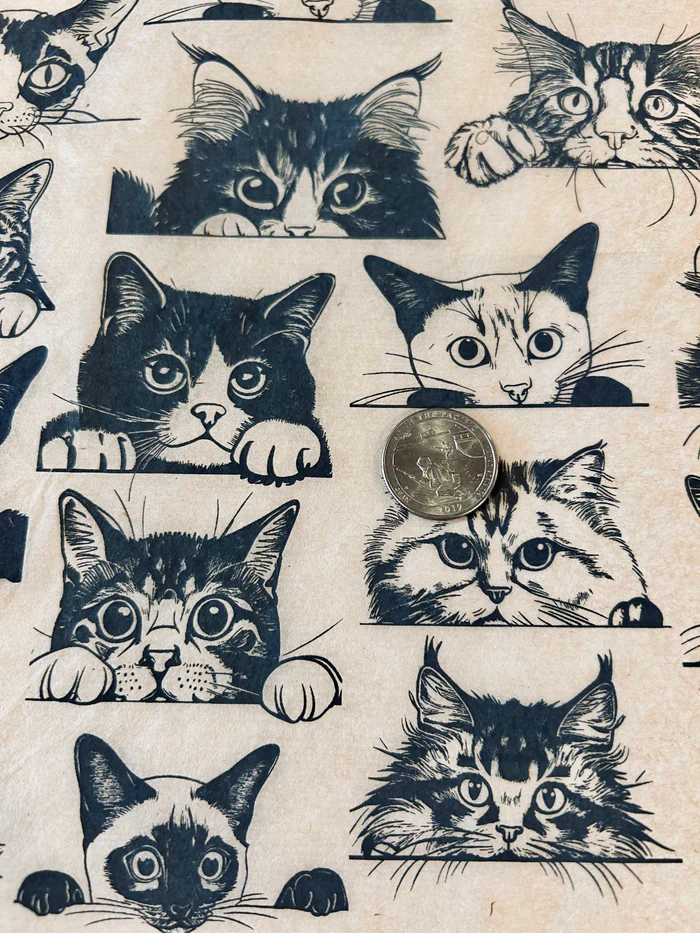 ELAN TRANSFERS UNDERGLAZE DECAL - CATS - Image 2