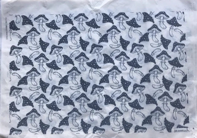 ELAN TRANSFERS UNDERGLAZE DECAL - MUSHROOMS (CARTOON ) - Image 3
