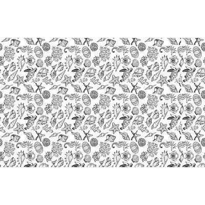 UNDERGLAZE DECAL TRANSFER  - SEA SHELLS - Image 2